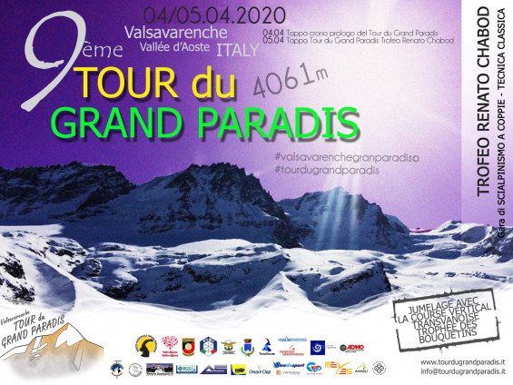 volantino nono tour di gran paradis 4 e 5 aprile 2020