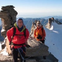 La cima del Gran Paradiso è vicina ma c’è ancora da affrontare il tratto più difficile…